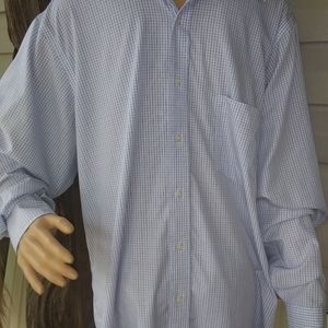 Eagle plaid button-down long-sleeve shirt